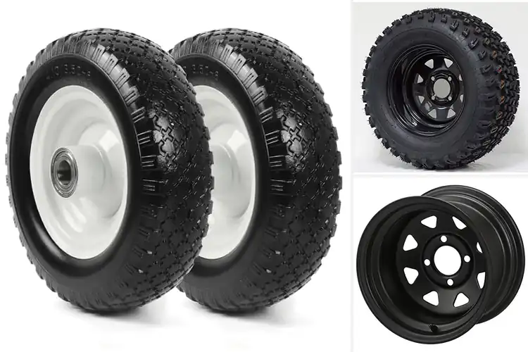 Detailed view of Best 12-Inch Steel Wheels