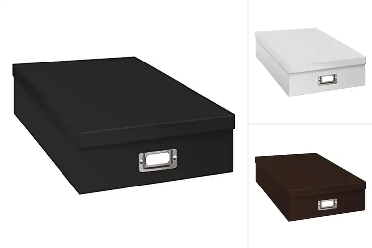 Detailed view of Best 14-3/4 Inch Scrapbook Box