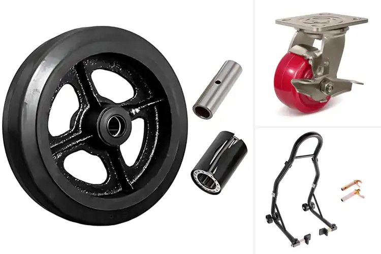 Detailed view of Best 850 Lb Capacity Wheels