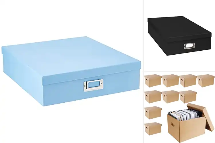 Detailed view of Best Acid-Free Scrapbook Storage Boxes