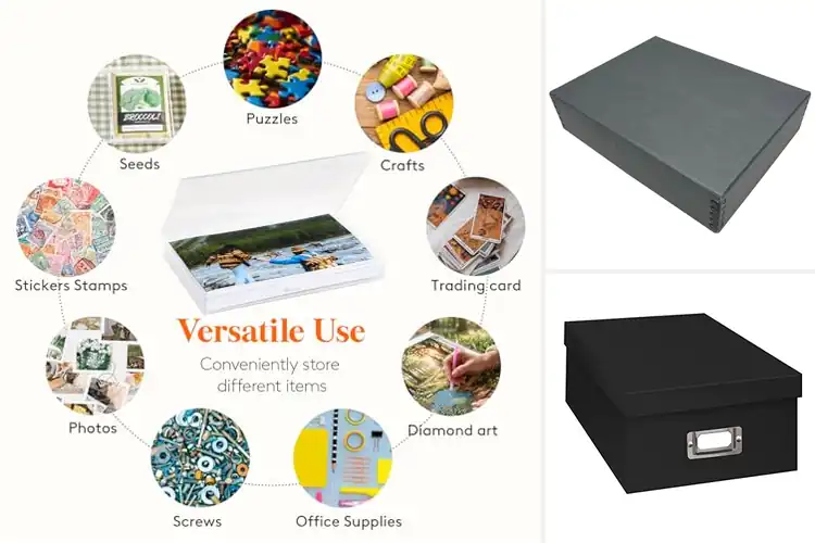 Detailed view of Best Archival Photo Storage Boxes