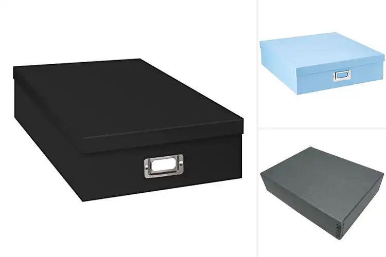 Detailed view of Best Archival Safe Scrapbook Storage