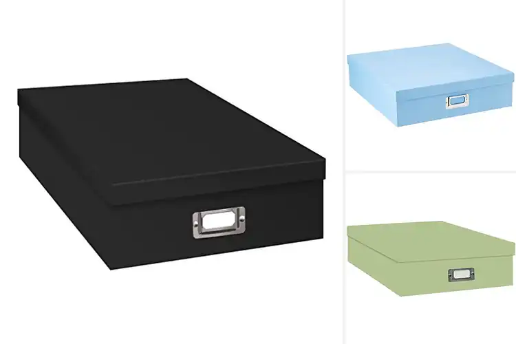 Detailed view of Best Archival Scrapbook Storage Boxes