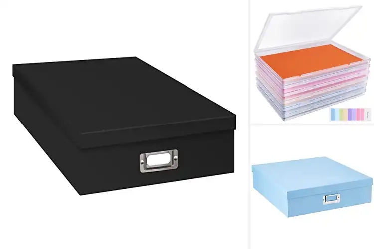 Detailed view of Best Archival Scrapbook Storage Solutions