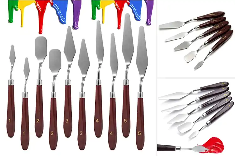 Detailed view of Best Artist Painting Spatulas