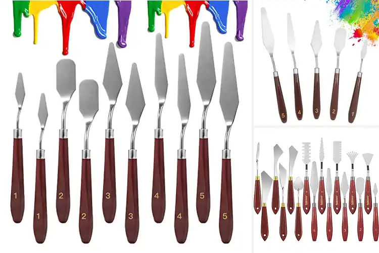 Detailed view of Best Artist Palette Knives Sets