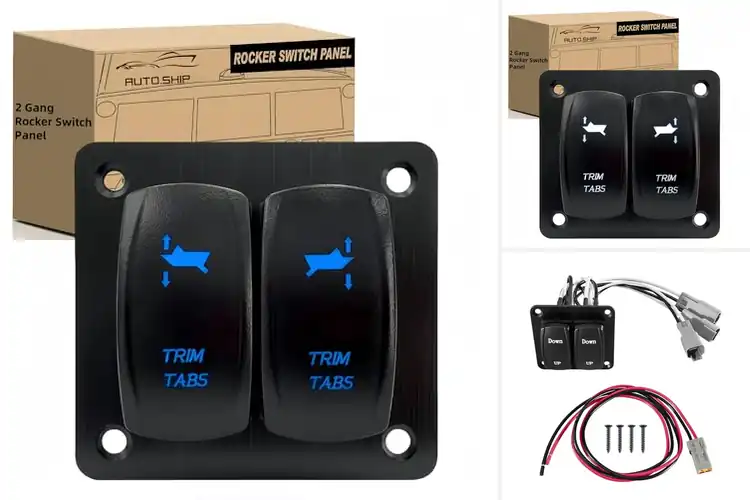 Detailed view of Best Boat Trim Tab Switches