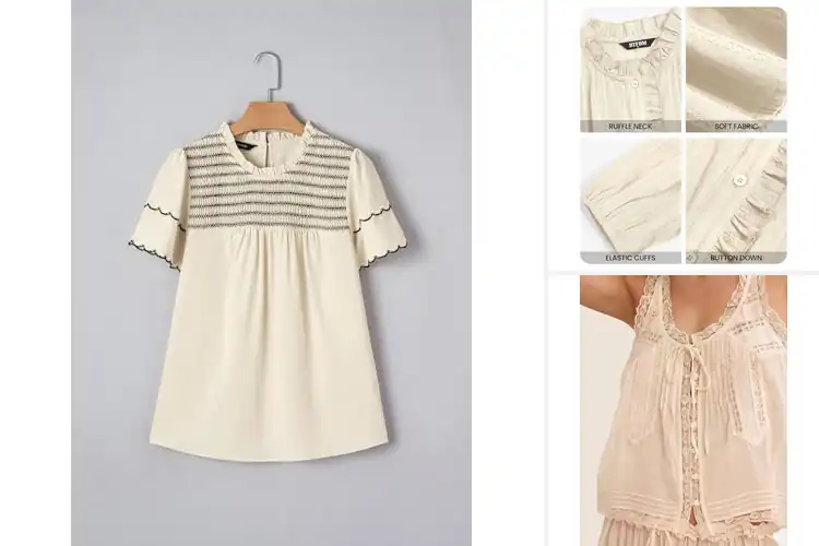 Detailed view of Best Boho Ruffle Shirts: Flowy Styles That Elevate Your Look