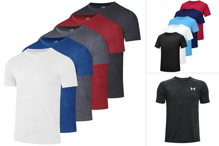 Detailed view of Best Boys’ Athletic Shirts: Play Dry, Stay Cool