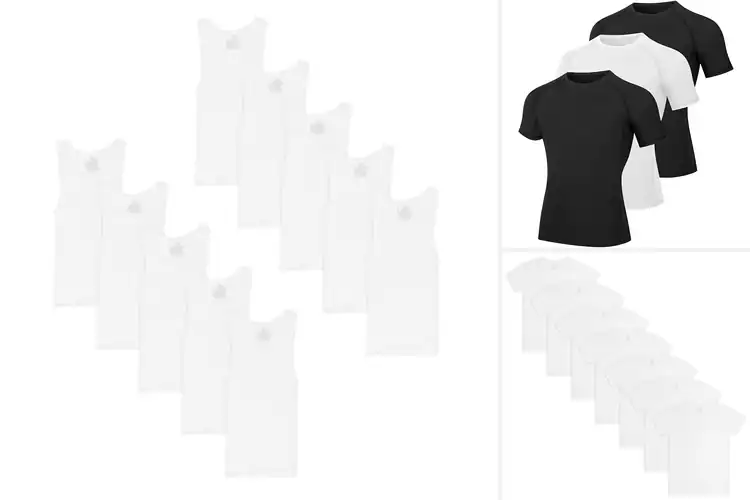 Detailed view of Best Boys Athletic Undershirts