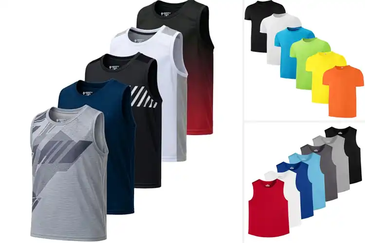 Detailed view of Best Boys’ Moisture-Wicking Tops