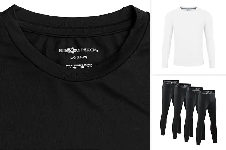 Detailed view of Best Boys Rugby Base Layers for Comfort & Confidence