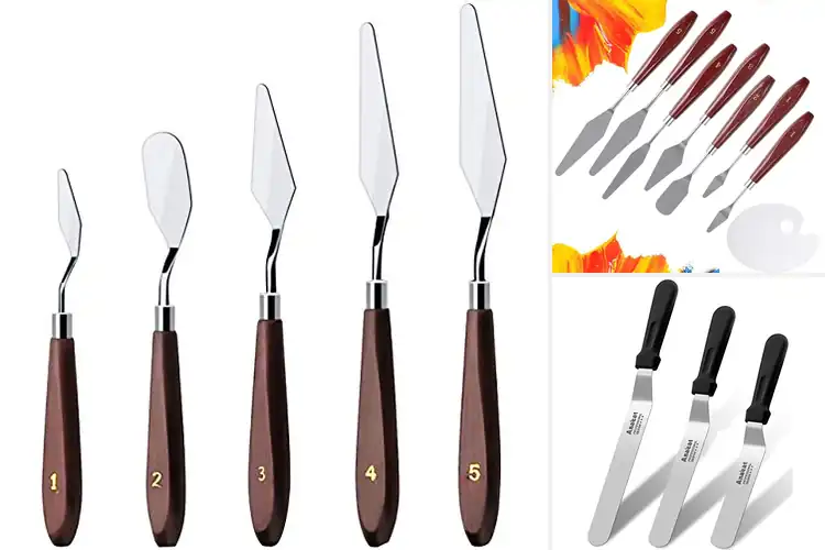 Detailed view of Best Cake Decorating Palette Knives