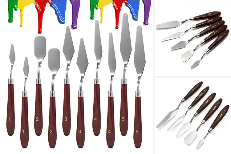 Detailed view of Best Canvas Knives for Smooth, Confident Painting Every Time