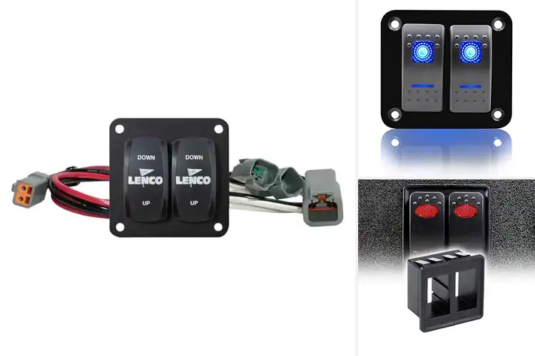 Detailed view of Best Carling Double Rocker Switch Kits