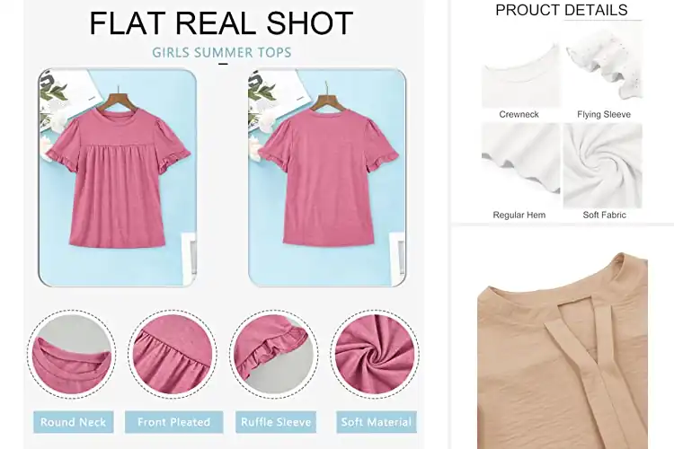 Detailed view of Best Casual Girls Blouses