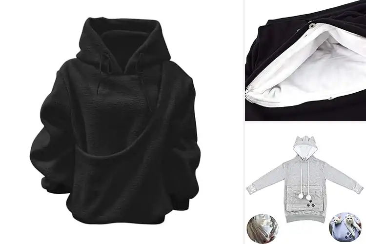 Detailed view of Best Comfortable Pet Carrier Hoodie