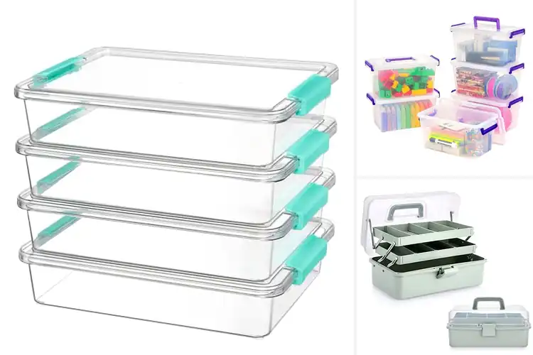 Detailed view of Best Craft Storage Boxes for Neat, Easy Organization