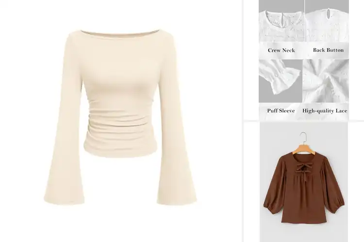 Detailed view of Best Cute Blouses for All-Day Comfort & Style