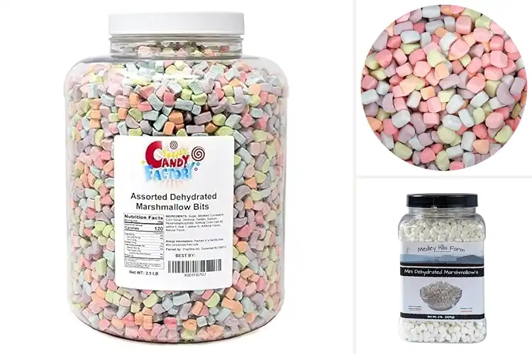 Detailed view of Best Dehydrated Marshmallows: Top 10 Sweet Crunchy Treats