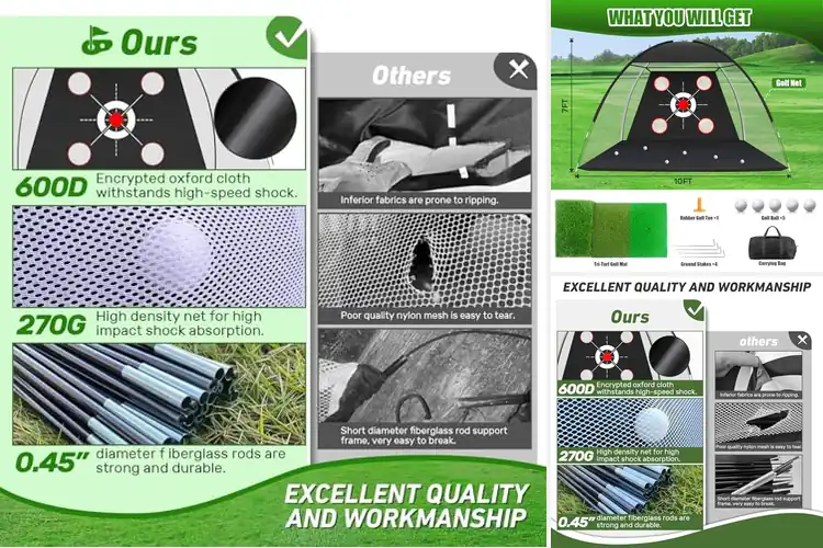 Detailed view of Best Driving Nets: Top Picks to Boost Your Practice