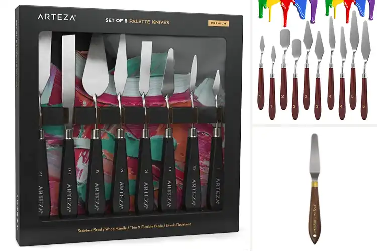 Detailed view of Best Durable Palette Knife With Flexible Blades