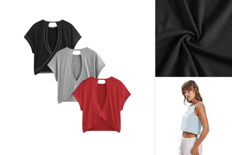 Detailed view of Best Easy On Back Keyhole Tops
