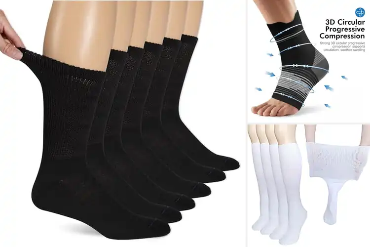 Detailed view of Best Edema Socks: Comfort & Swelling Relief Made Easy
