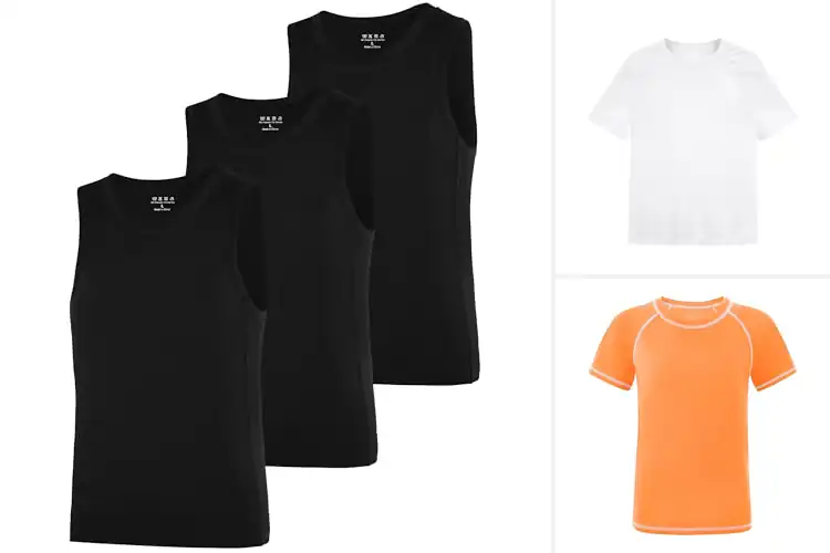 Detailed view of Best Flat Lock Seam Tops For Boys