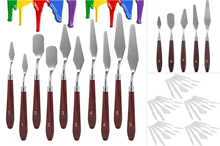 Detailed view of Best Flexible Painting Spatulas