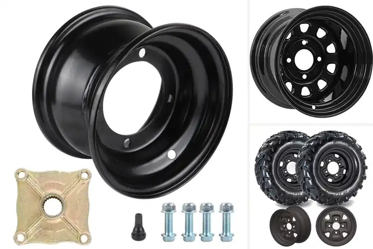 Detailed view of Best Four-Hole ATV Rims for Strong, Smooth Performance