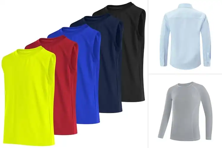 Detailed view of Best Four Way Stretch Tops For Boys