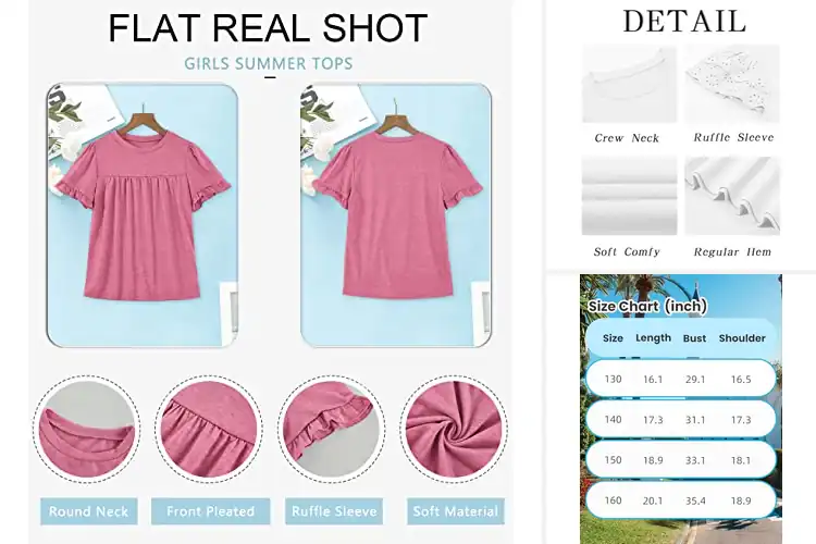 Detailed view of Best Girls Casual Tops