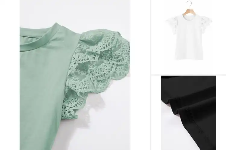 Detailed view of Best girls’ dressy tops