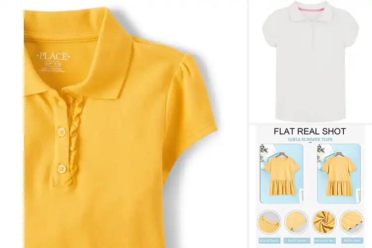 Detailed view of Best Girls School Tops: 10 Comfortable & Stylish Picks