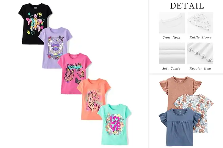 Detailed view of Best Girls’ Short Sleeve Shirts