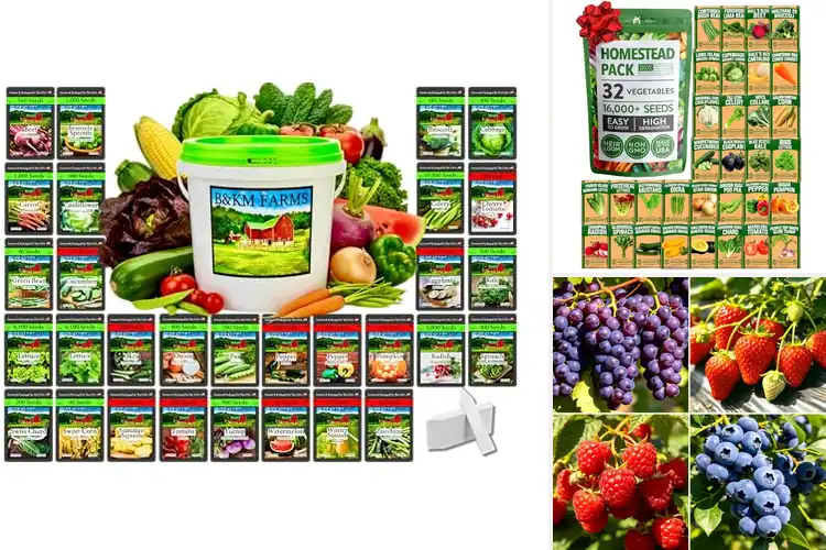 Detailed view of Best Home Garden Fruit Seed Packets