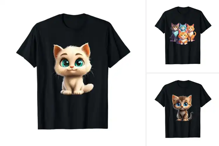 Detailed view of Best Kitten Holder Shirts