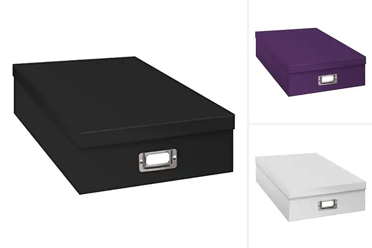 Detailed view of Best Large Scrapbook Storage Box 14×13