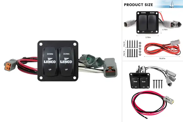 Detailed view of Best Lenco Carling Double Rocker Switch Kits