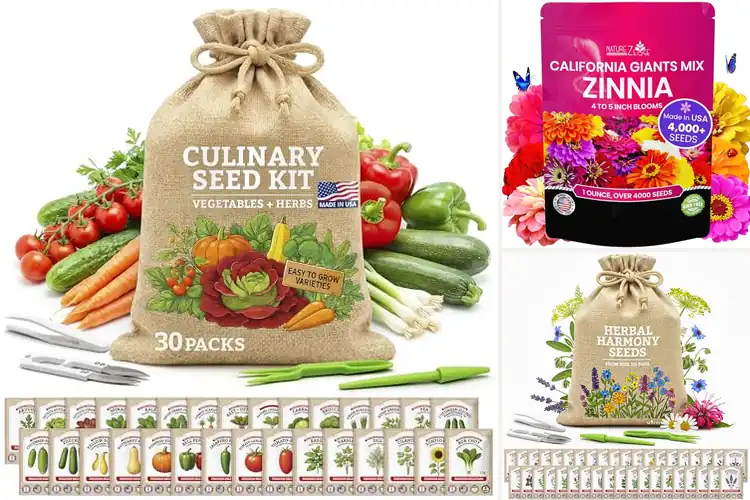Detailed view of Best Made In USA Seed Pack: Grow with Confidence & Ease