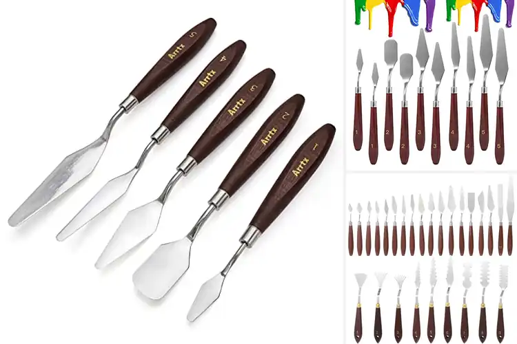 Detailed view of Best Mixed Media Knife Sets to Inspire Creativity