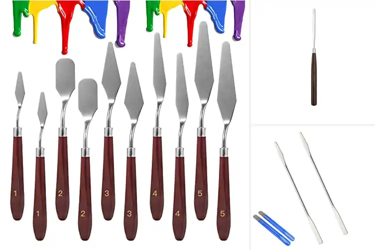 Detailed view of Best Mixing Spatulas For Artists