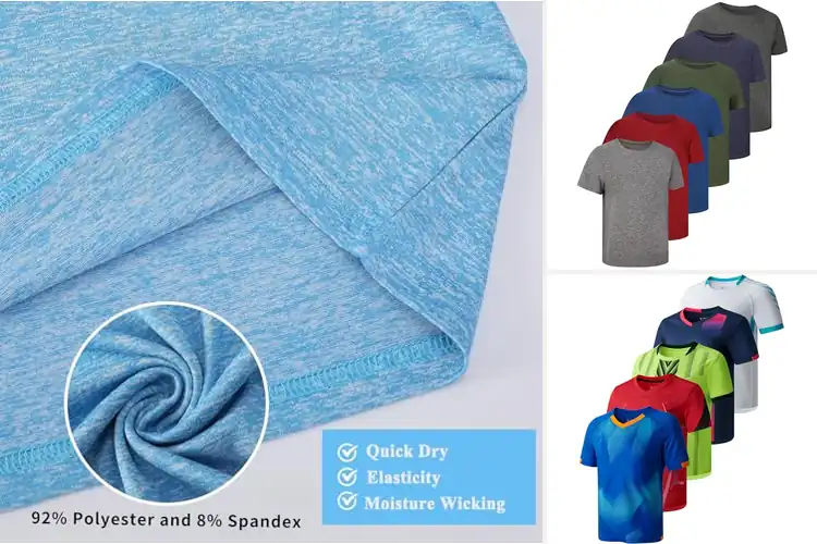 Detailed view of Best Moisture-Wicking Shirts For Boys