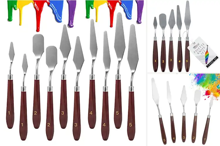 Detailed view of Best Multi Purpose Painting Spatula For Canvas