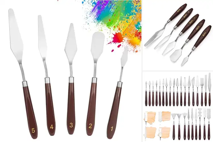 Detailed view of Best Multi Purpose Palette Knife Set
