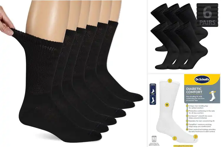 Detailed view of Best Non-Binding Socks for Everyday Comfort
