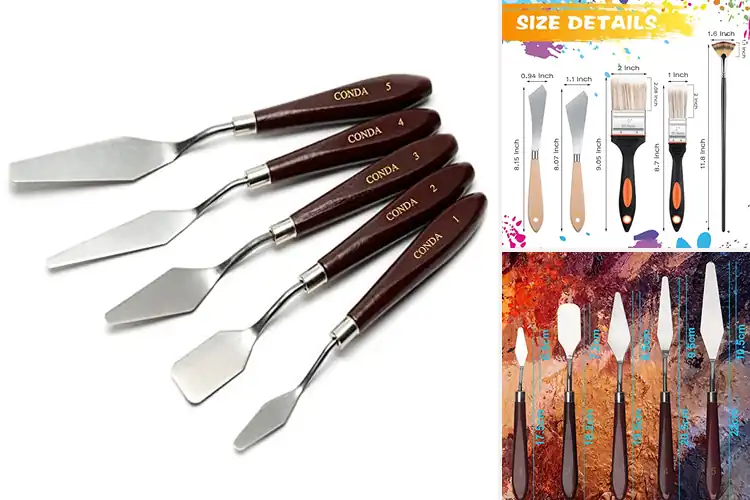 Detailed view of Best Oil Painting Knives