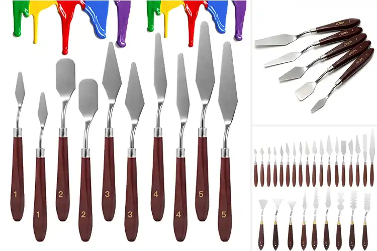 Detailed view of Best Painting Knife Sets