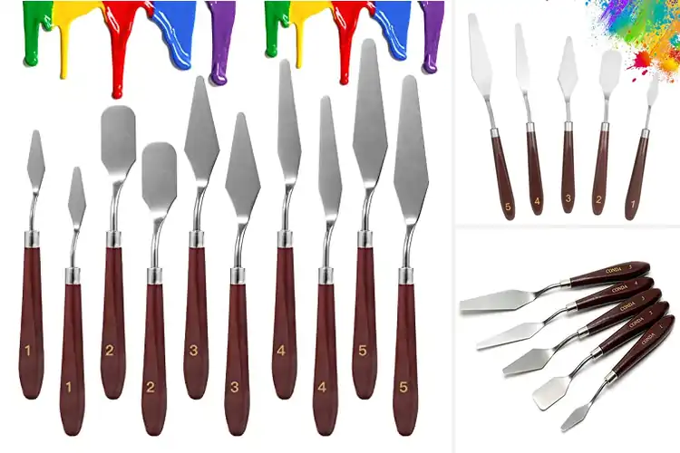 Detailed view of Best Painting Knives For Canvas